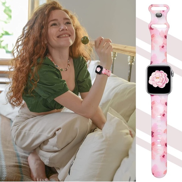 Cute Transparent Bands Compatible with Apple Watch Band - Picture 7 of 7